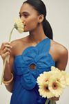By Anthropologie One-Shoulder Cutwork Dress