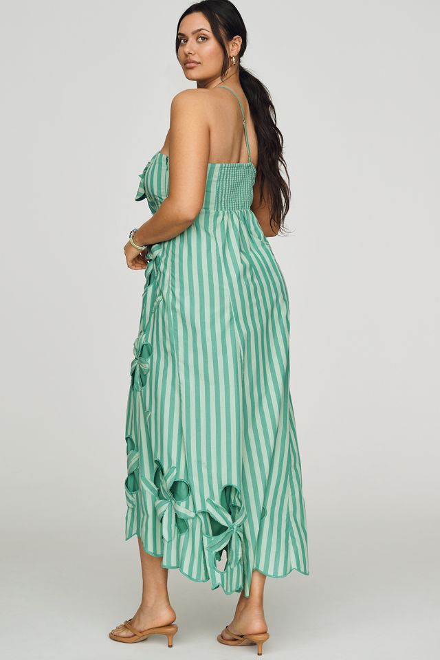 green and white one shoulder dress Dalarie Green Floral Print One-Shoulder Gathered Maxi Dress – Club L London main image 0