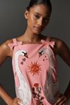 By Anthropologie Embroidered Mini Shift Dress