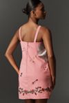 By Anthropologie Embroidered Mini Shift Dress