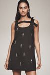 Maeve Sleeveless Bow Shift Mini Dress