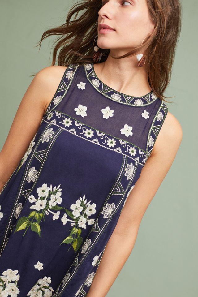Rosa Embroidered Swing Dress #1