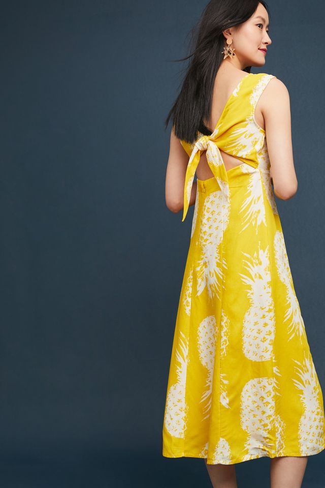 Anthropologie 2025 pineapple dress