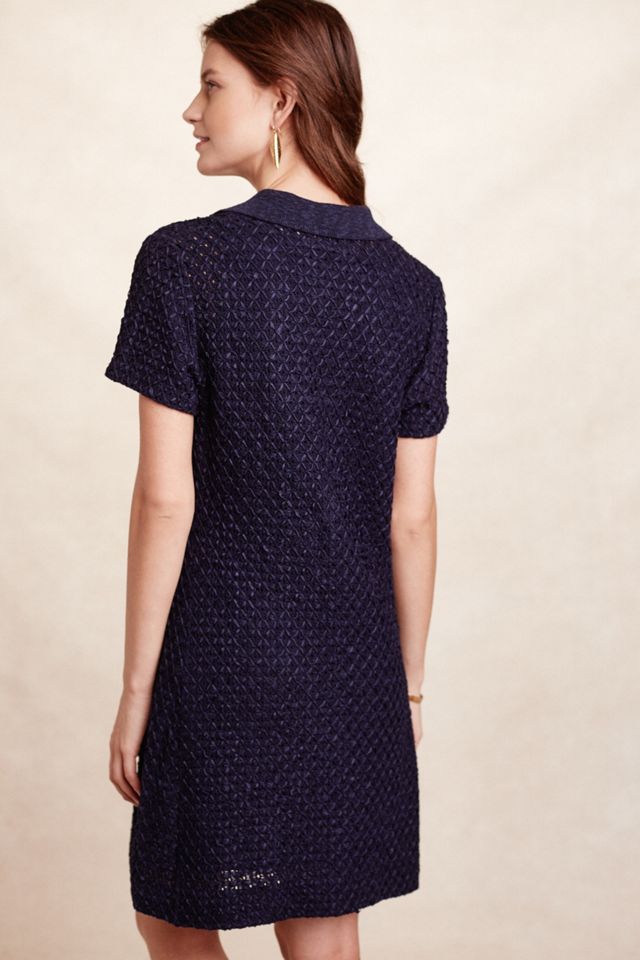 Diamond-Knit Shirtdress #2