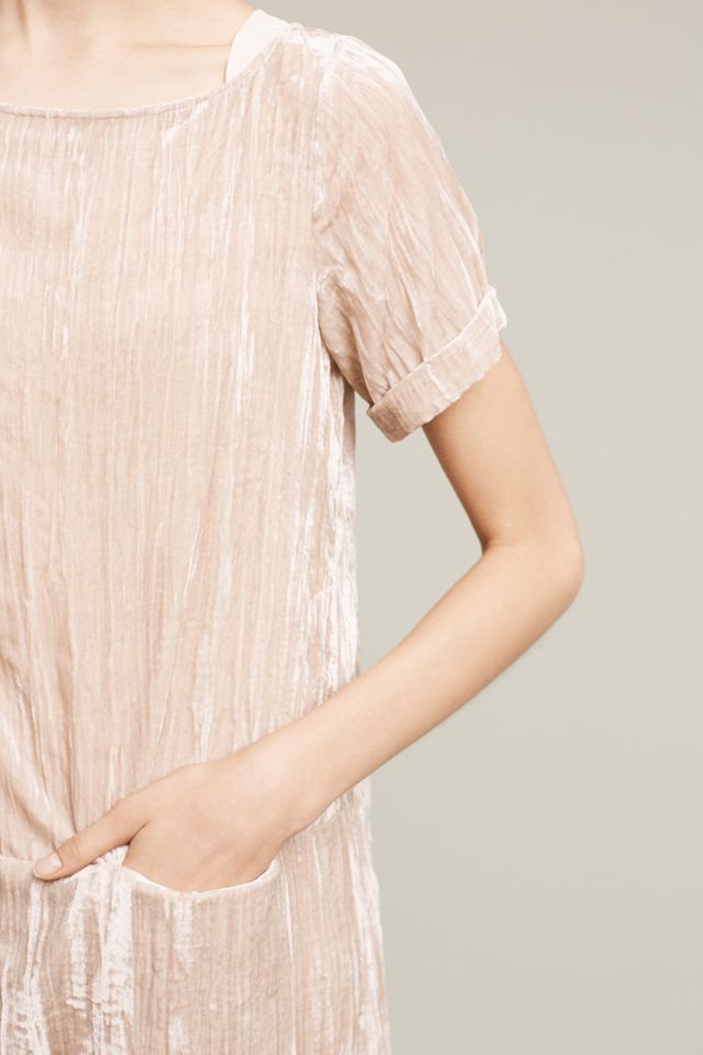Crinkled Velvet Tunic #2