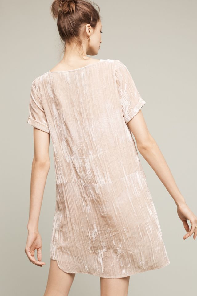 Crinkled Velvet Tunic #3