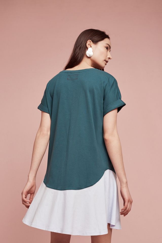 Flounced T-Shirt Dress #1