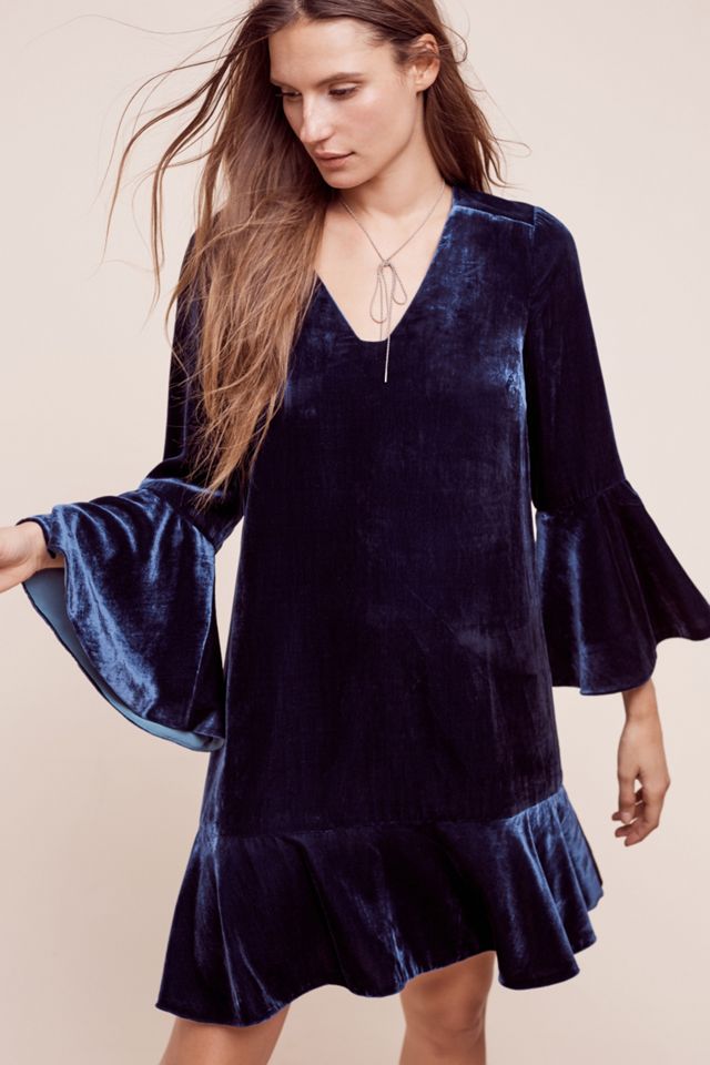 Bellbloom Velvet Shift