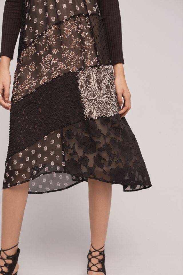 Belle Noir Patchwork Dress #1