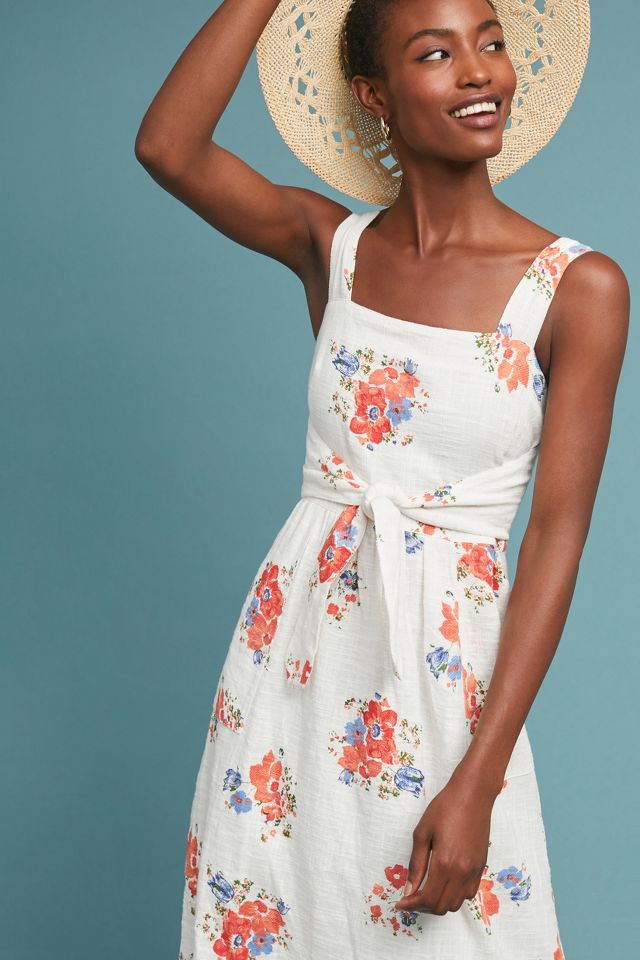 Anthropologie teal dress sale