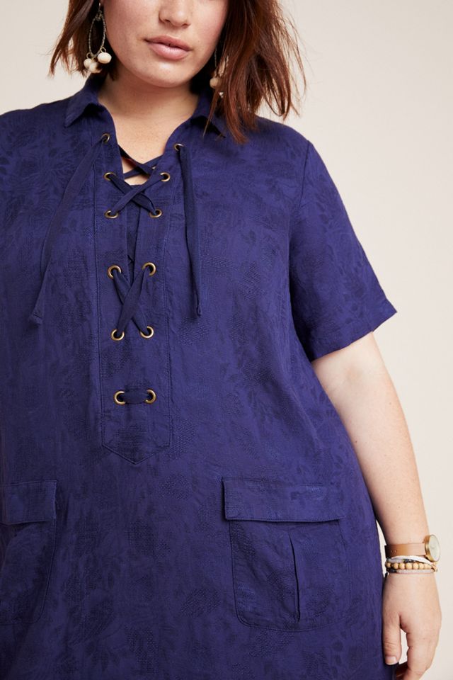 Finley Lace-Up Shirtdress #4