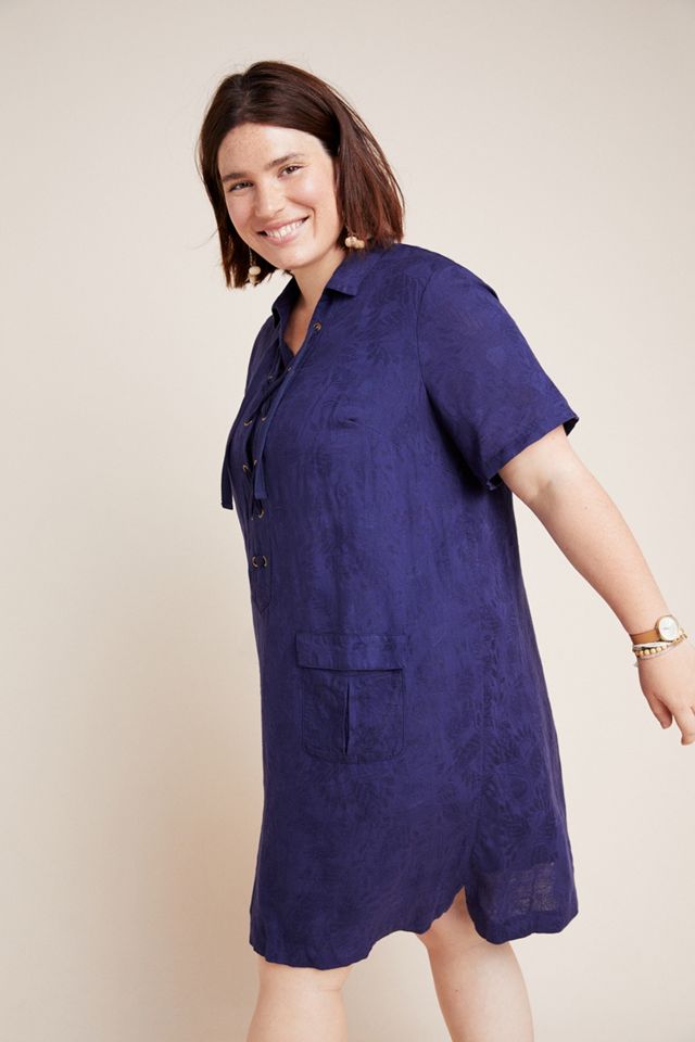 Finley Lace-Up Shirtdress #5