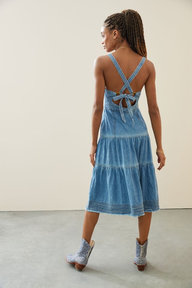 Anthropologie pilcro denim on sale dress