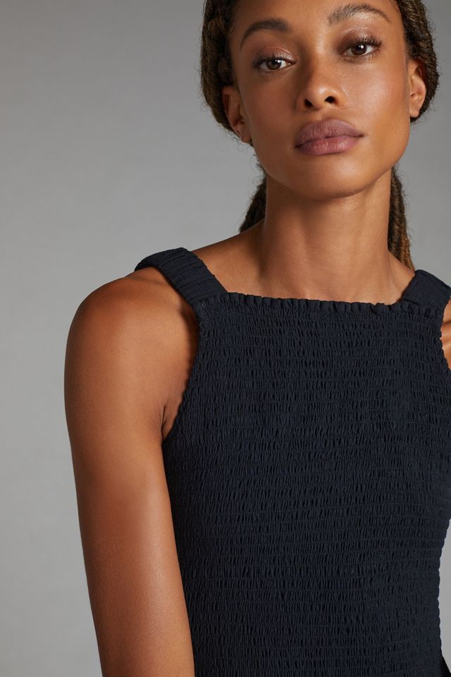 Maeve Smocked Midi Dress | Anthropologie