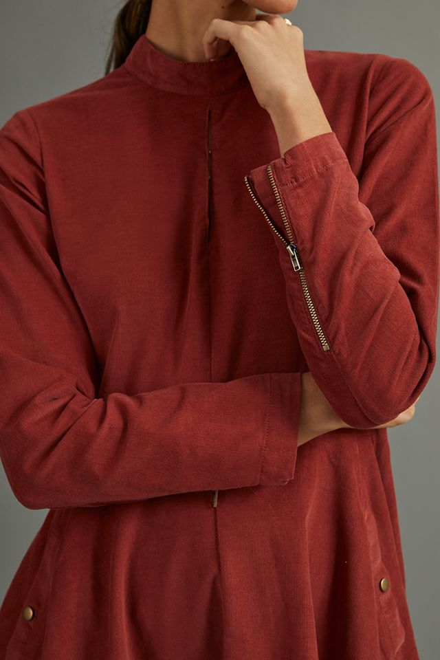 Maeve Corduroy Mini Dress #1
