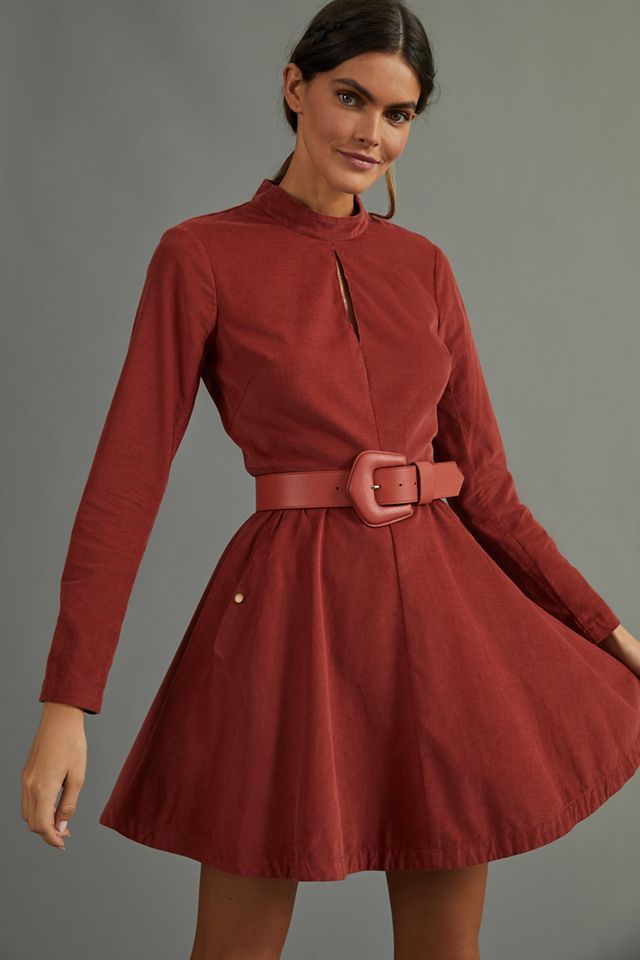 Maeve Corduroy Mini Dress #3