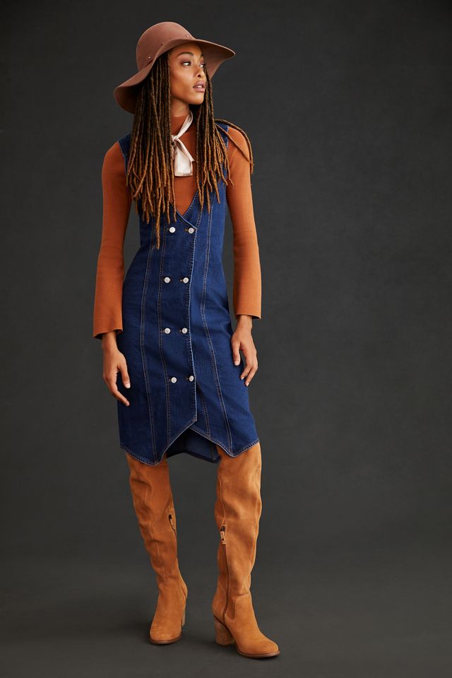 anthropologie vest mini dress Pilcro Vest Mini Dress
