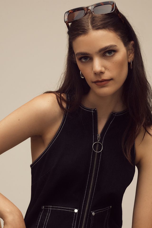 Pilcro Sleeveless Denim Shift Dress #2