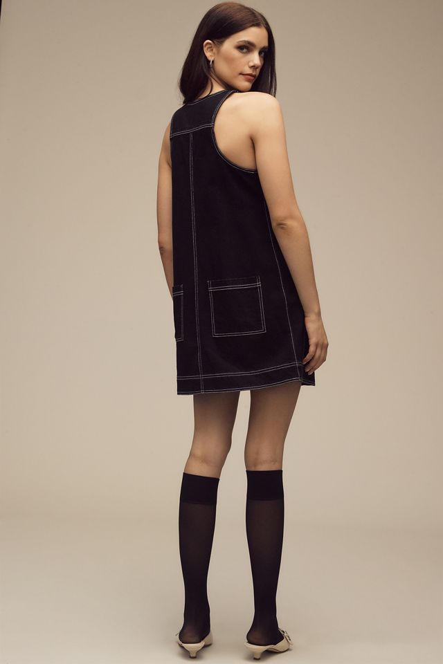 Pilcro Sleeveless Denim Shift Dress #3