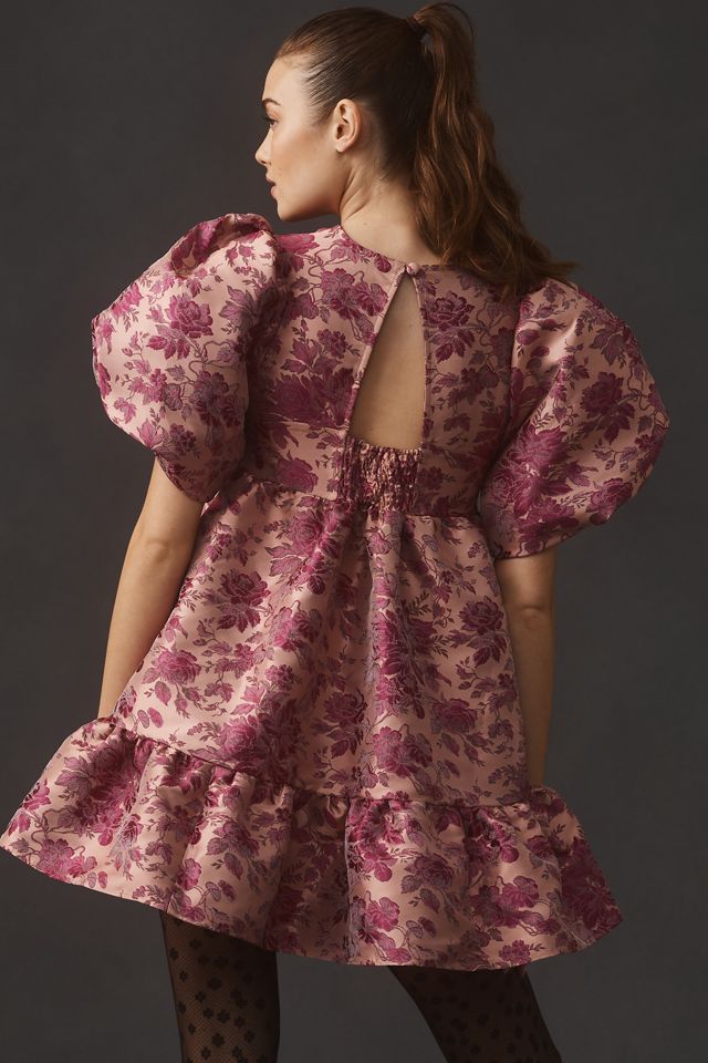 By Anthropologie Short-Sleeve Babydoll Mini Dress #1