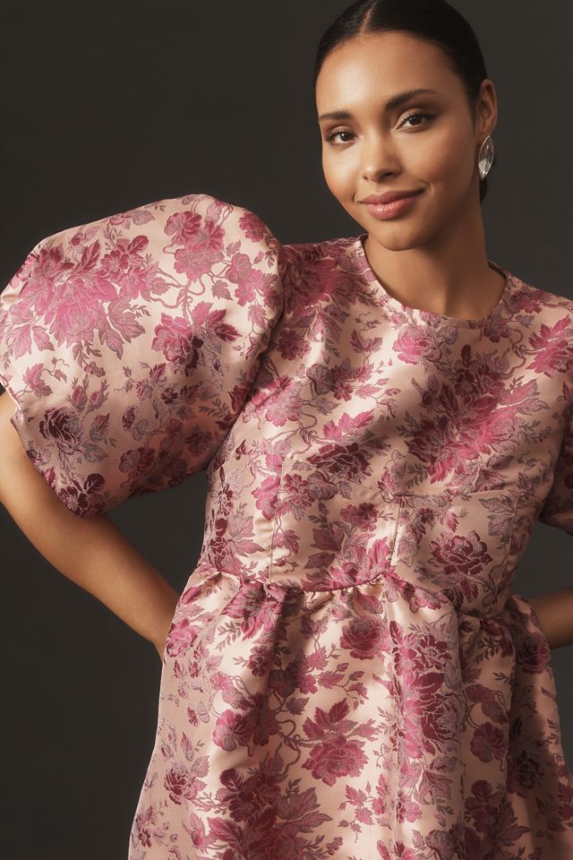 By Anthropologie Short-Sleeve Babydoll Mini Dress #5