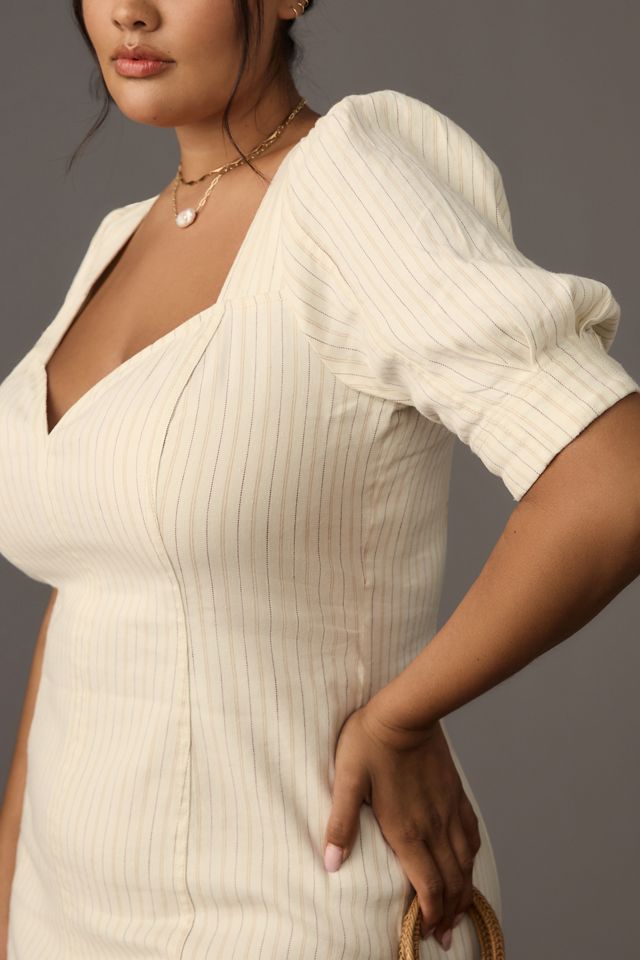 Pilcro Sweetheart Zip-Front Column Midi Dress #5