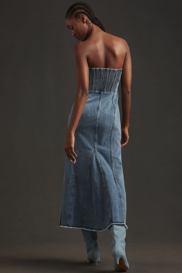 Pilcro Icon Fluted Midi Dress #1