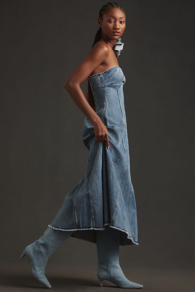 Pilcro Icon Fluted Midi Dress #3