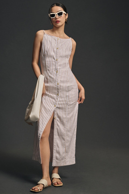 The Colette Midi Dress: Linen Edition | Anthropologie