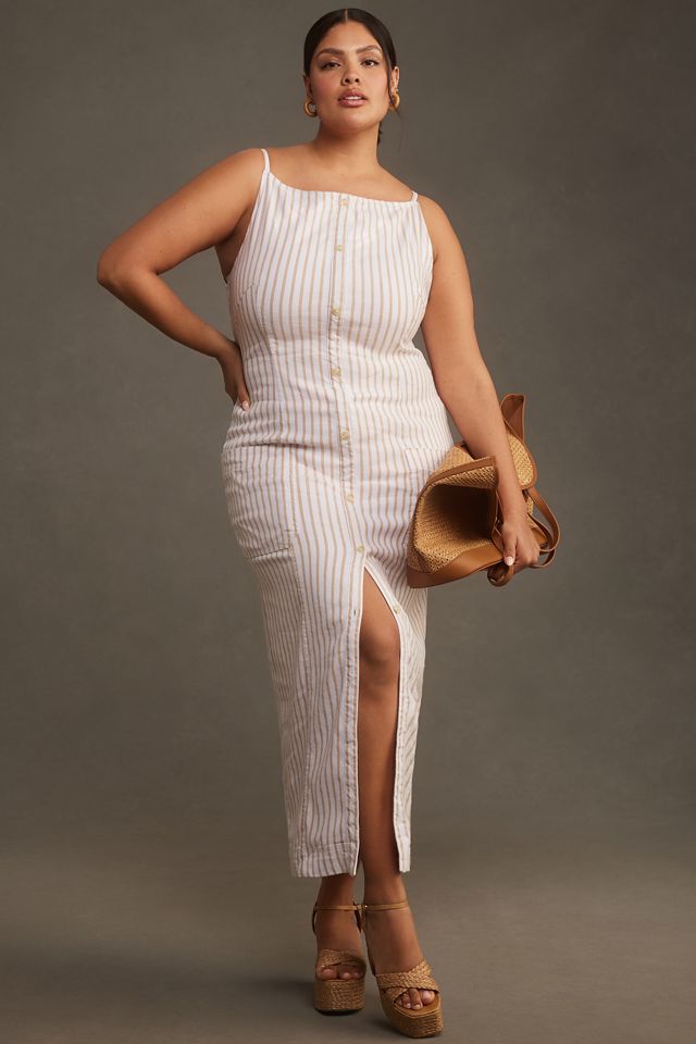 The Colette Midi Dress: Linen Edition | Anthropologie