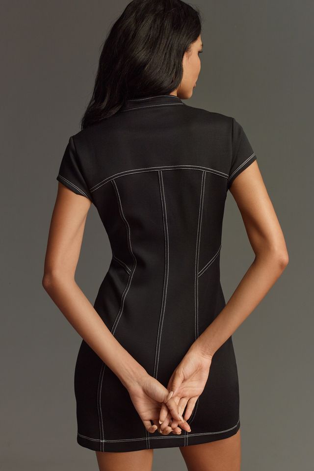 Pilcro Moto Scuba Mini Dress #1