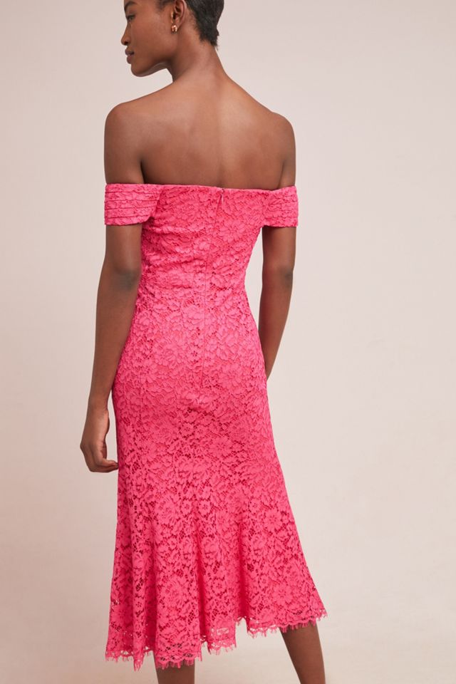 Shoshanna Balmwell Off-The-Shoulder Dress #2