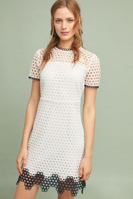 Shoshanna Scalloped Mod Dress | Anthropologie