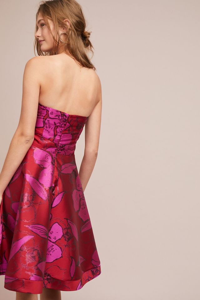 Shoshanna Jacquard Sweetheart Dress #3