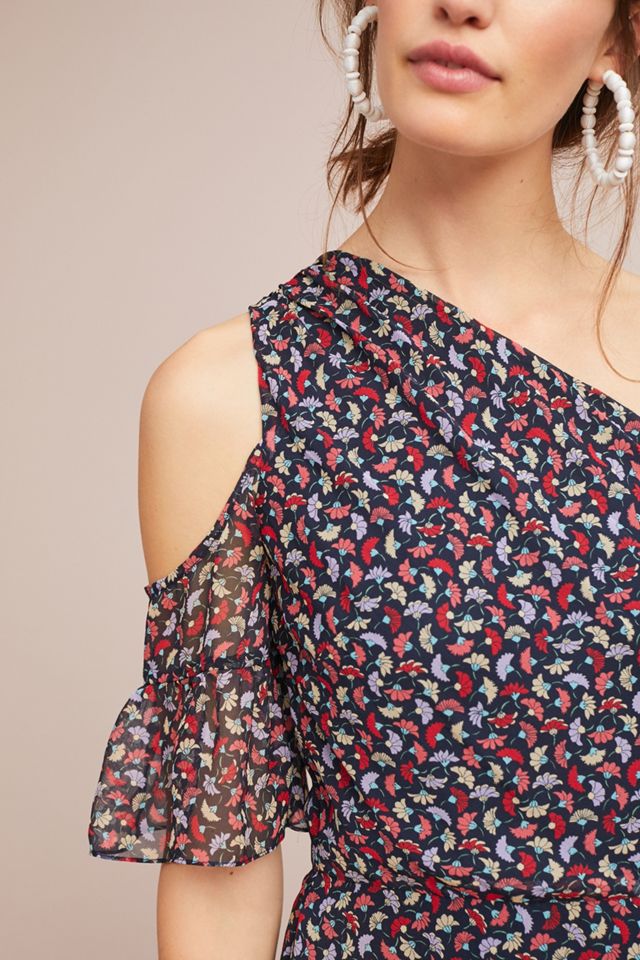 Shoshanna Skylar Open-Shoulder Dress #2