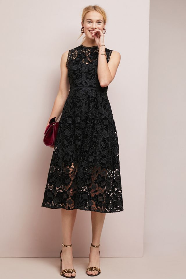 Shoshanna Glengarry Lace Dress | Anthropologie