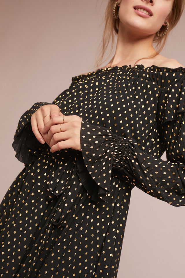 Shoshanna Medley Off-The-Shoulder Dress #2