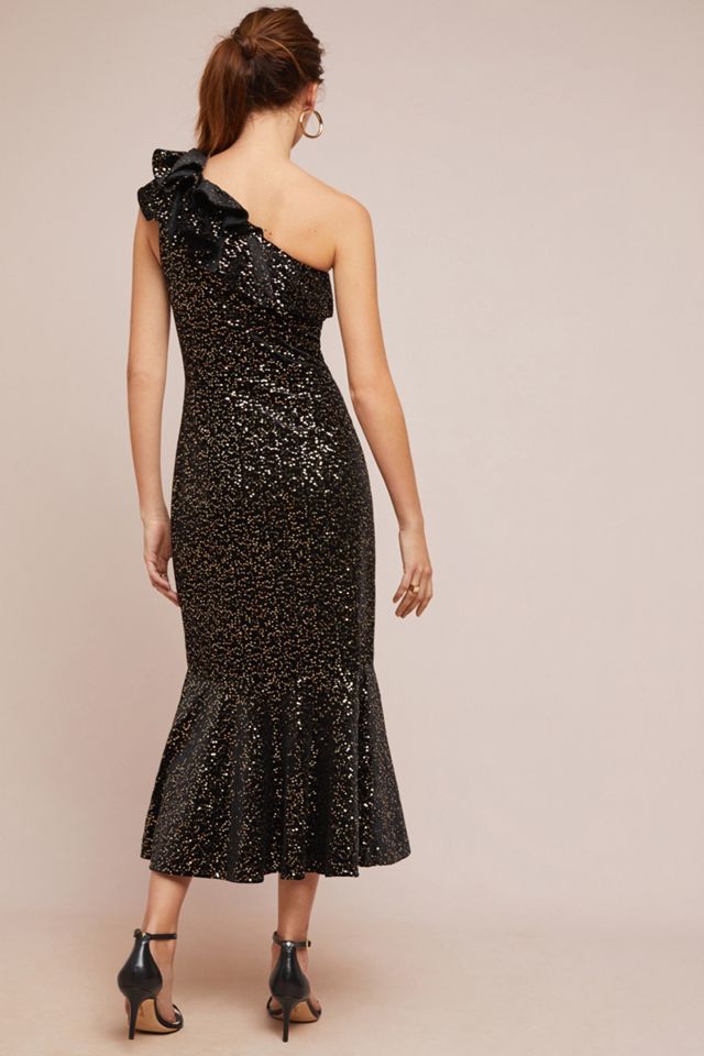 Shoshanna Evadene One-Shoulder Dress #3