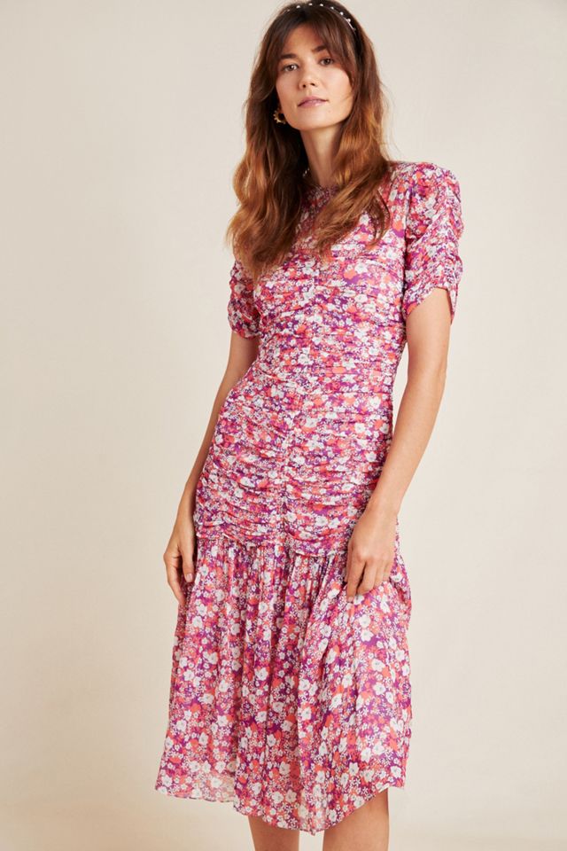 Shoshanna Roselle Ruched Dress