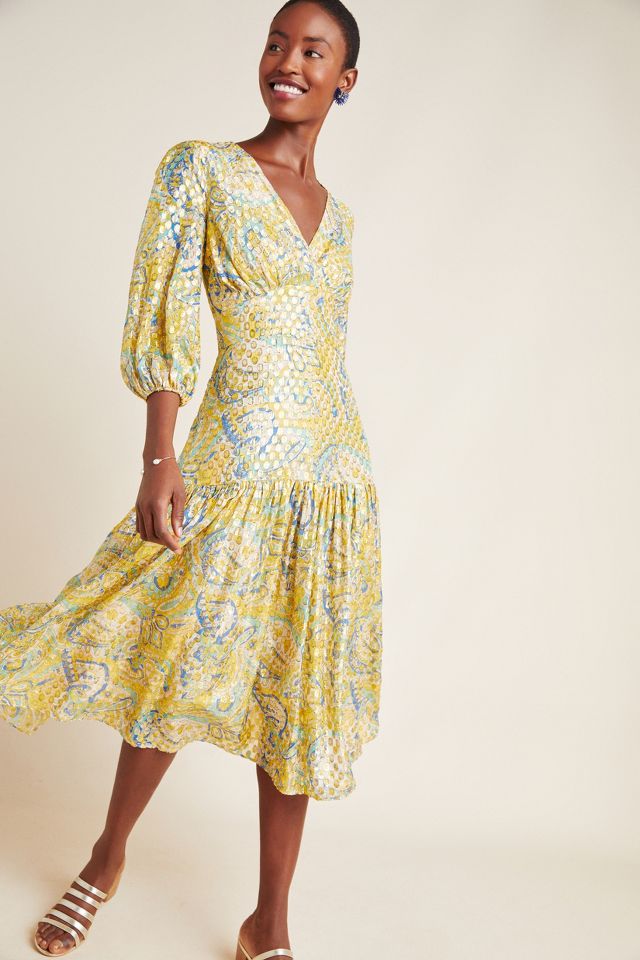 Shoshanna Marseille Midi Dress | Anthropologie