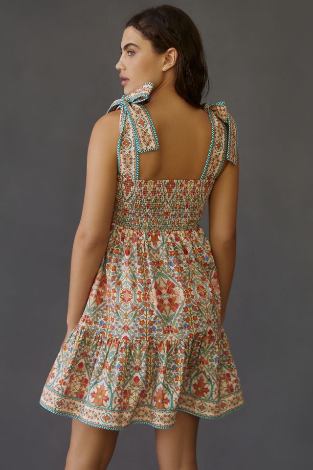 sachin and babi light blue dress Reverie Bell Sleeve Ruffle Mini Dress main image 0