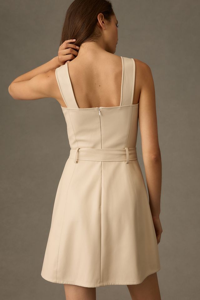 Shoshanna Atticus Faux Leather Dress #1