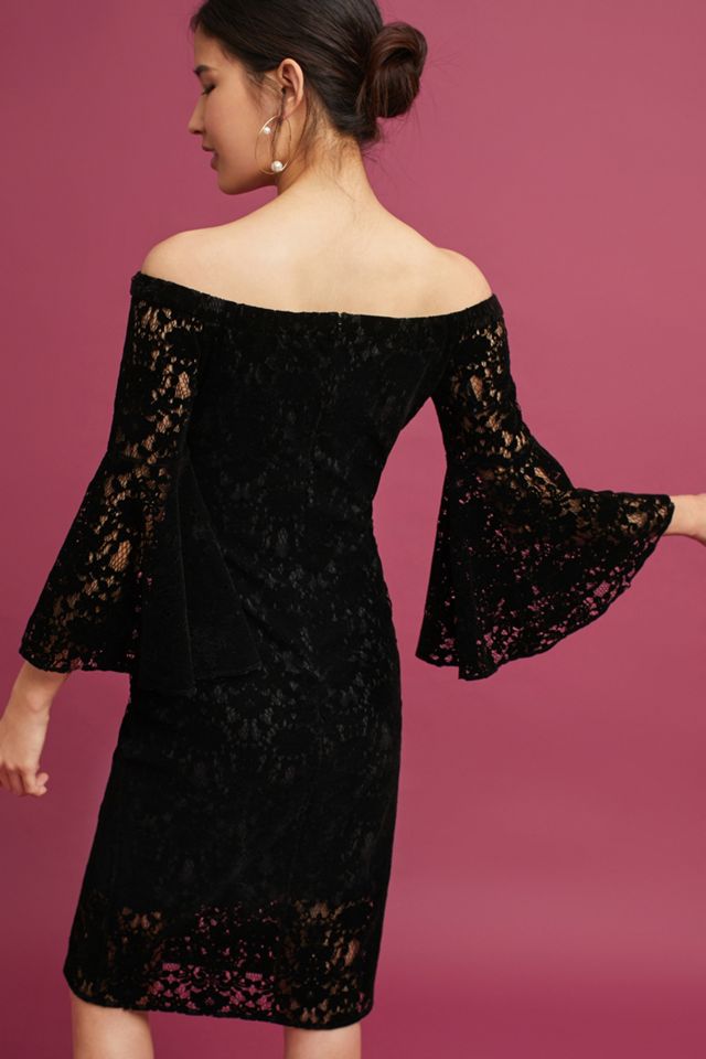 Shoshanna Myriam Bell-Sleeve Dress #2