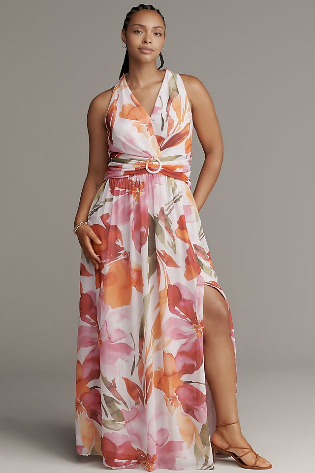 adrianna papell floral dress Women's Embroidery Flared Dress, Blush Multi, 8 : Clothing, Shoes & Jewelry this gown ensures effortless glam from the first step to the last dance Adrianna Papell Women's Floral-Print Off-The-Shoulder