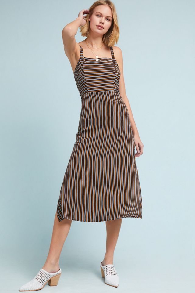 Faithfull Striped Bow-Back Dress #2