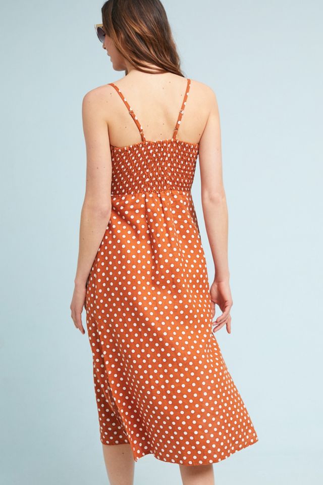 Faithfull Polka Dot Midi Dress #2