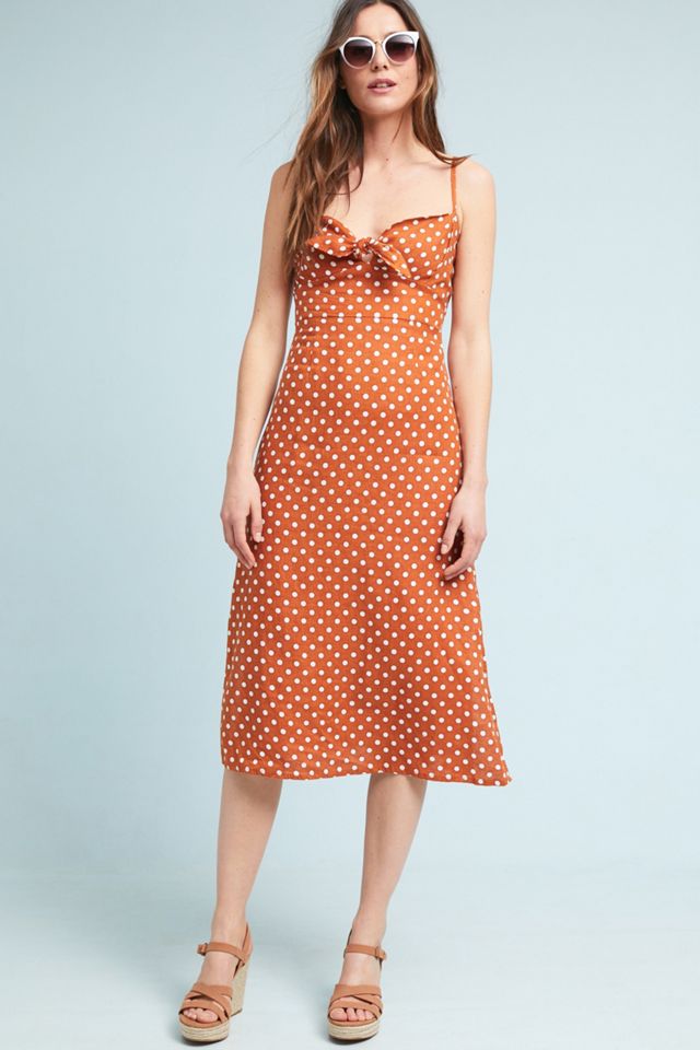 Faithfull Polka Dot Midi Dress #4