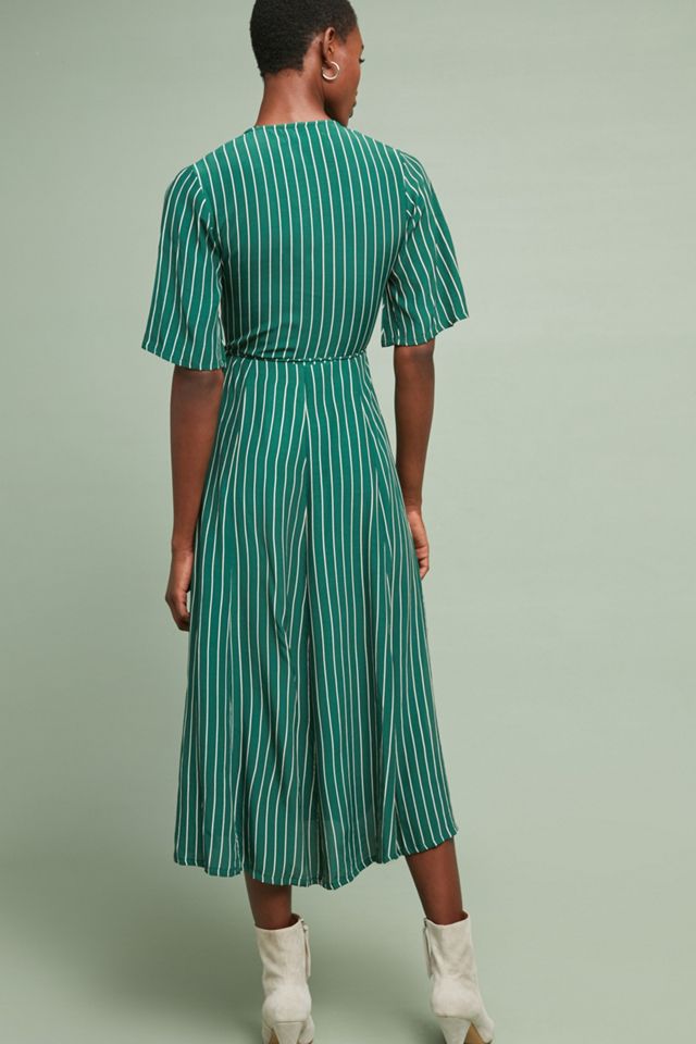 Faithfull Paseo Striped Wrap Dress #1