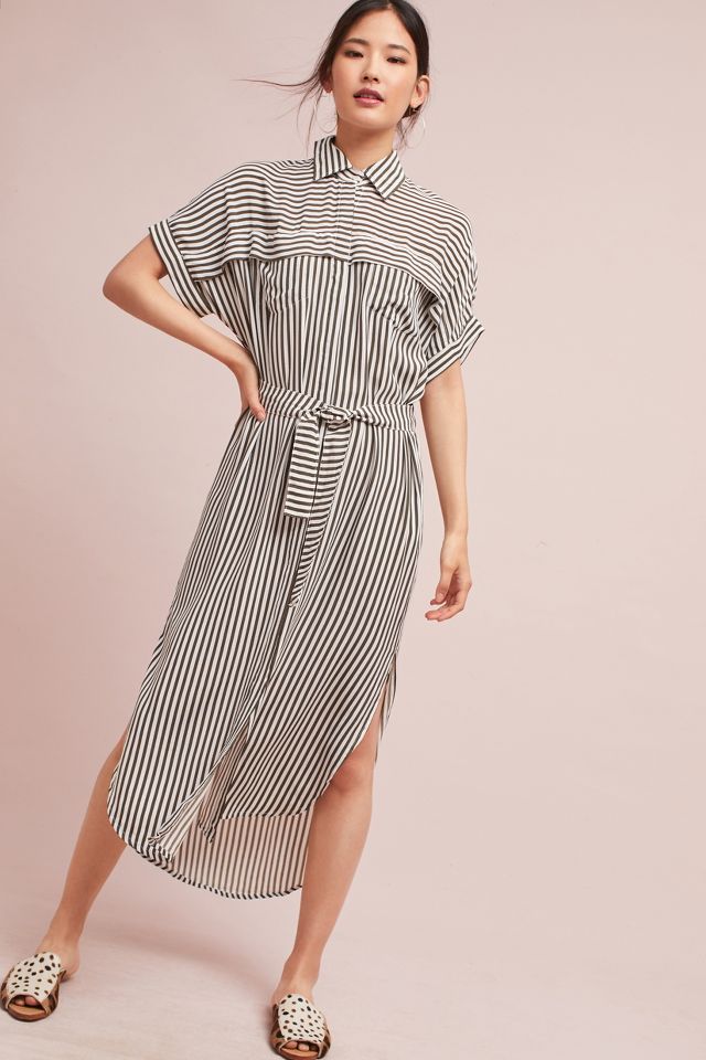 Lowell Striped Shirtdress | Anthropologie