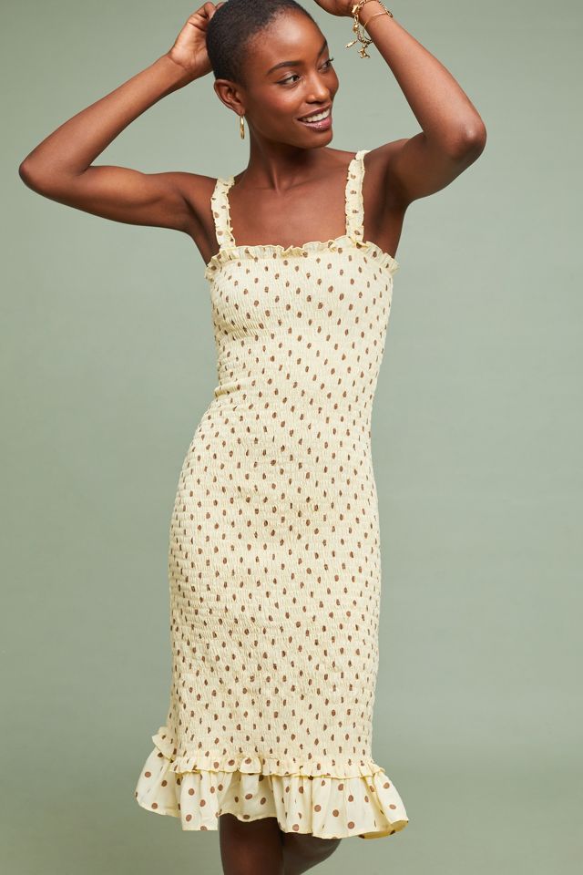 Faithfull the brand store nadine midi dress